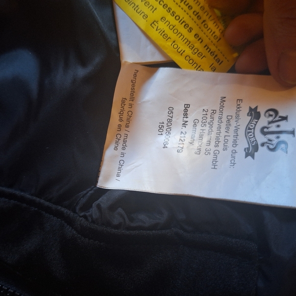 AJS motorcycle jacket with armor and removable liner - Picture 14 of 16